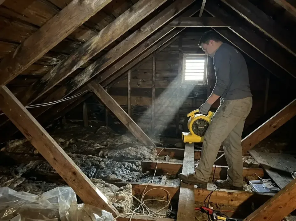 attic-water-damage-drying-proc-007 — frequently asked questions, Emergency Water Extraction & 24/7 Flood Response in Morganv…